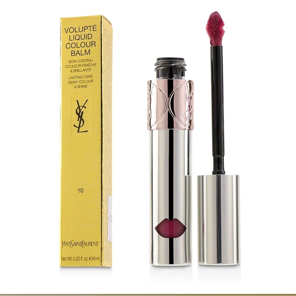 YSL Volupte Liquid Color Balm - 10 Devour Me Plum